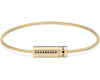 cable bracelet with diamonds le 9g